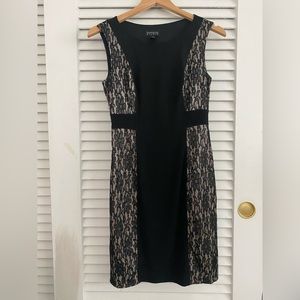 Black and Nude Lace dress